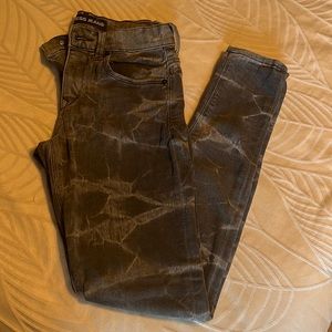 Express jeans black tie dye wash - 0R